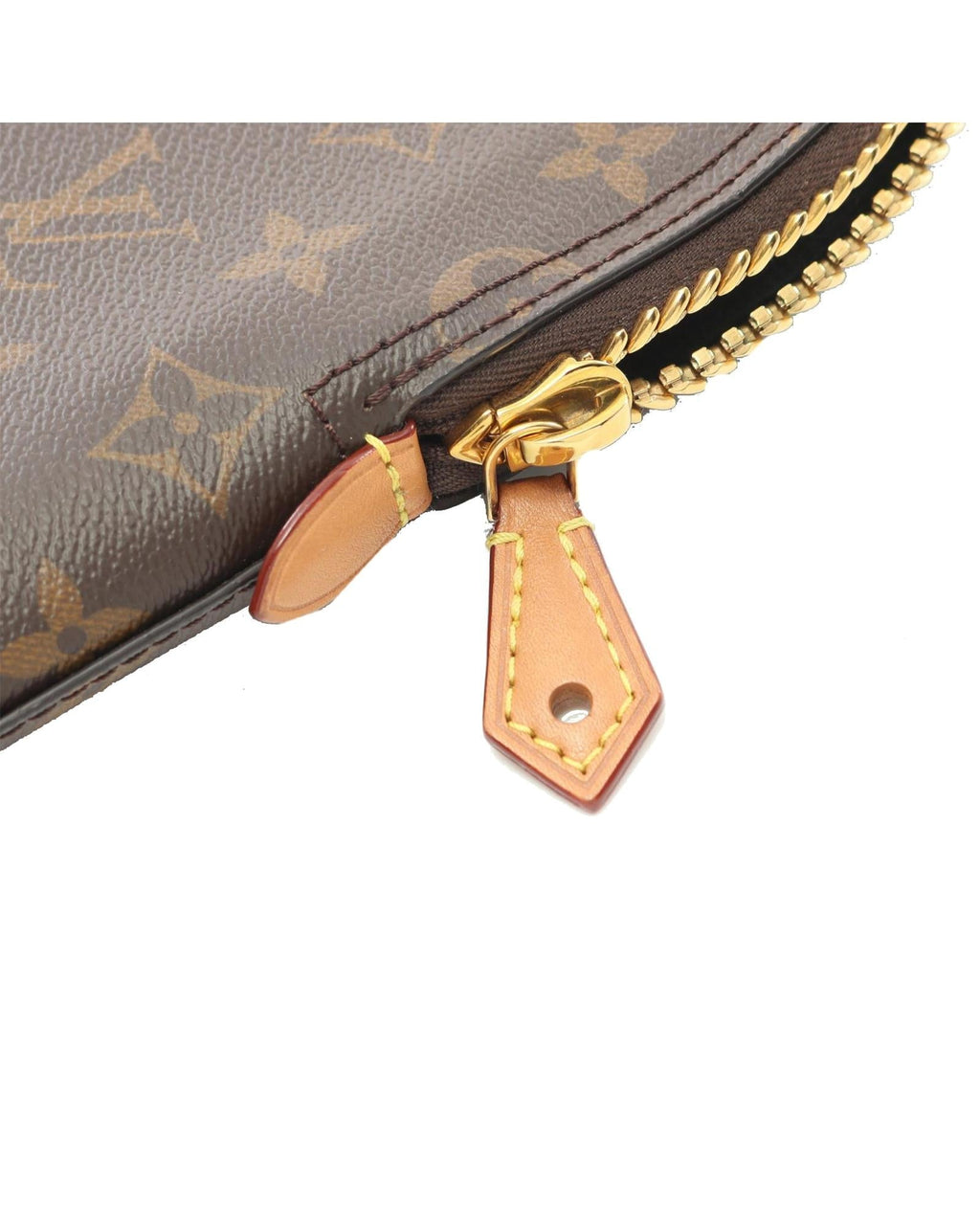 Monogram Canvas Top Zip Tote with Vachetta Leather Handles