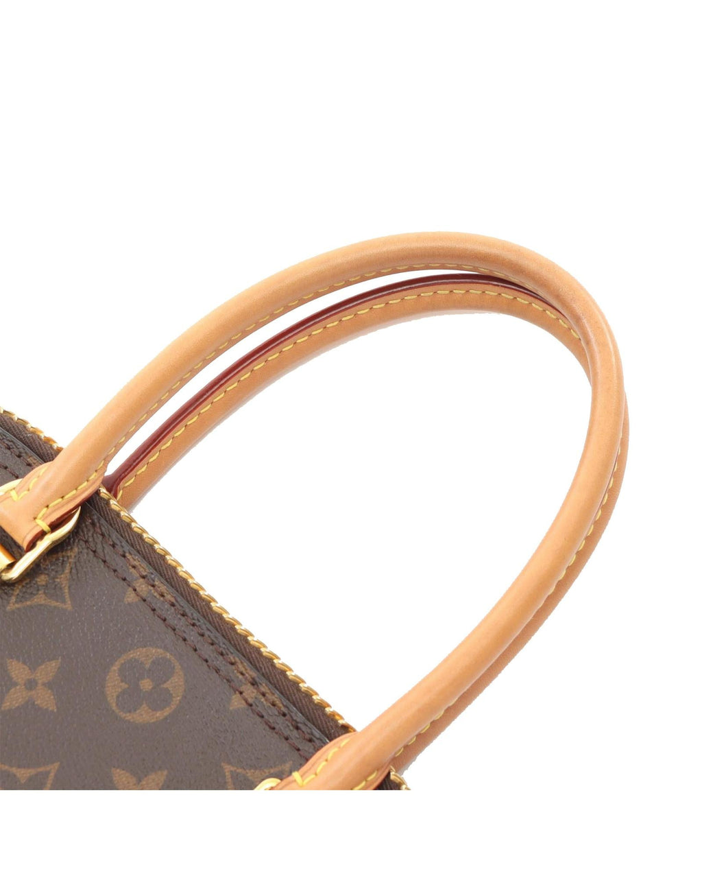 Monogram Canvas Top Zip Tote with Vachetta Leather Handles