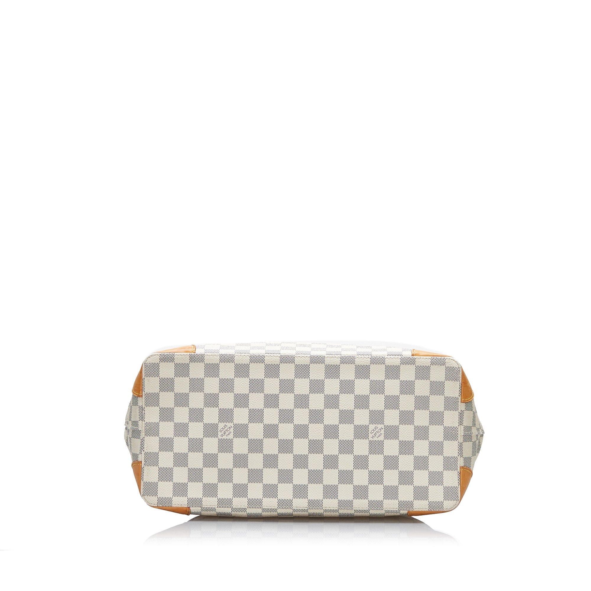 White Louis Vuitton Damier Azur Hampstead MM Tote Bag