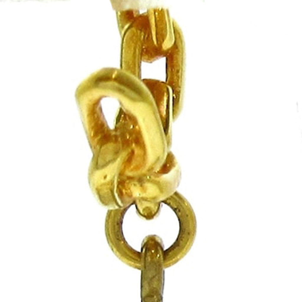 Gold Louis Vuitton Bubbles Inclusion Resin Hoop Earrings