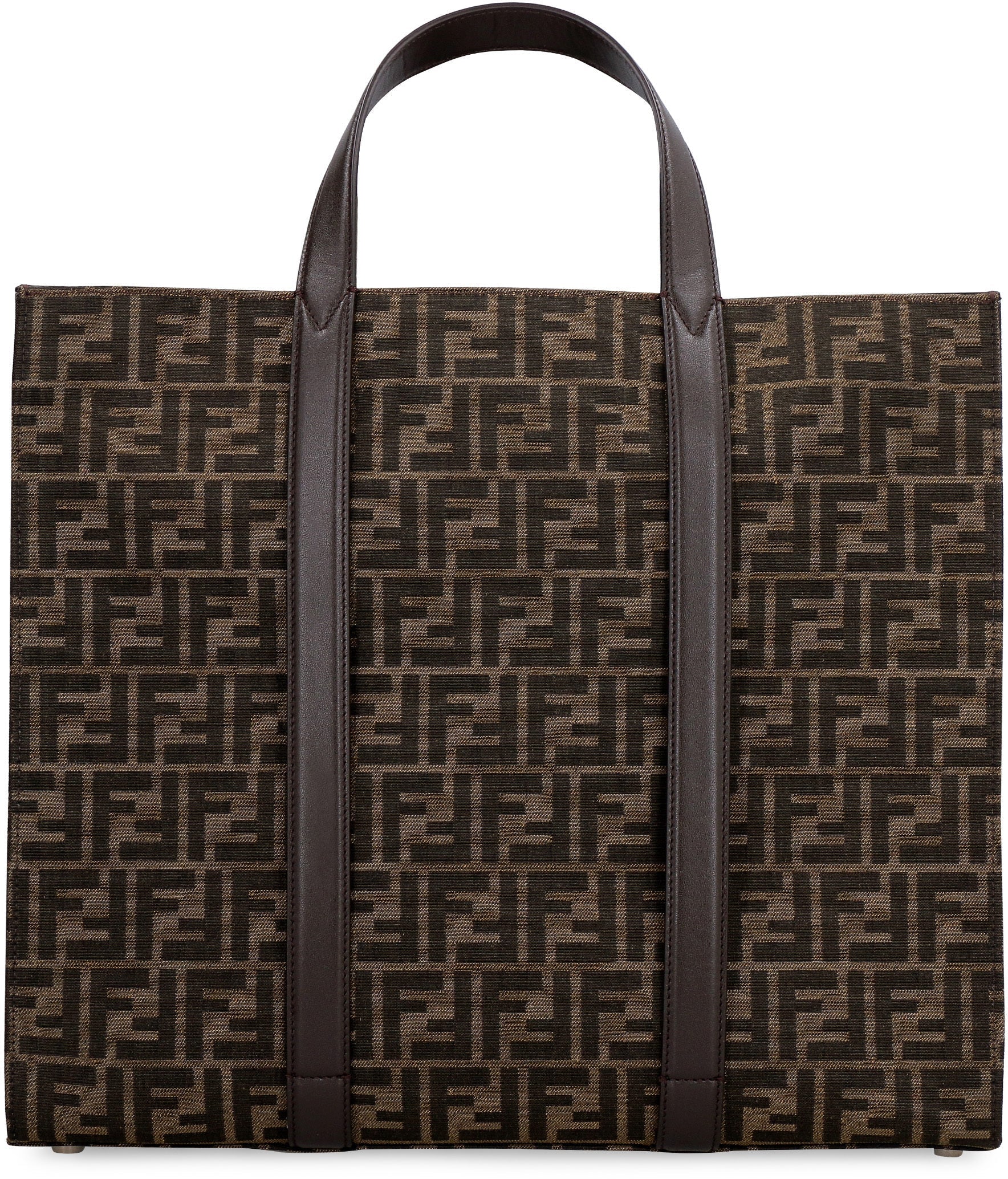 JACQUARD FABRIC TOTE