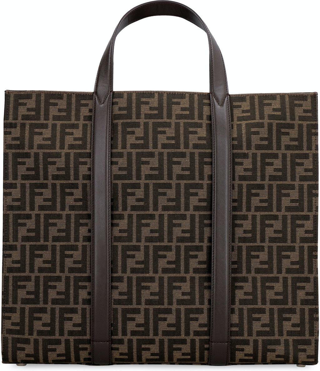 EMBROIDERED CANVAS SHOPPING BAG