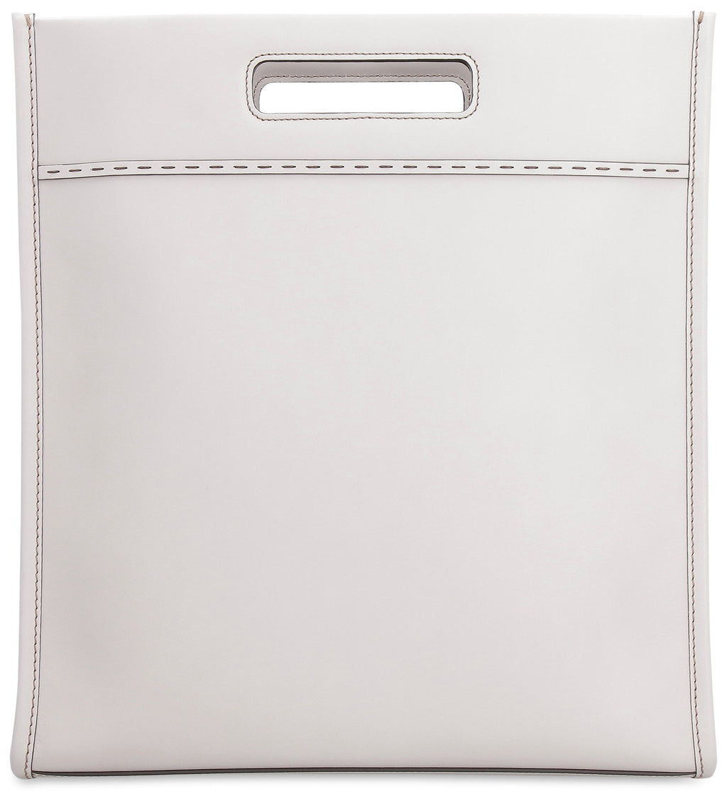 SMOOTH LEATHER TOTE BAG