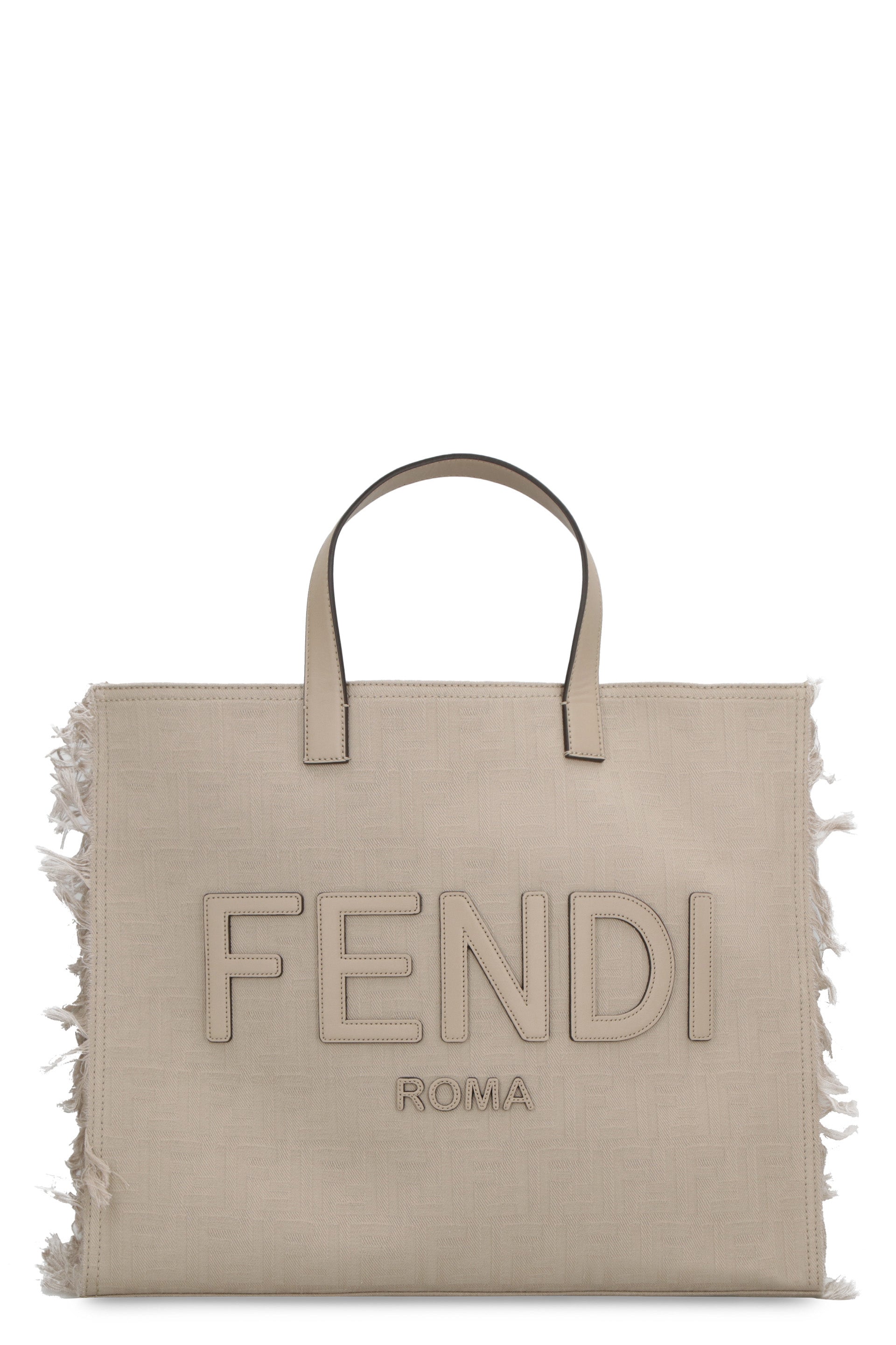 JACQUARD FABRIC TOTE