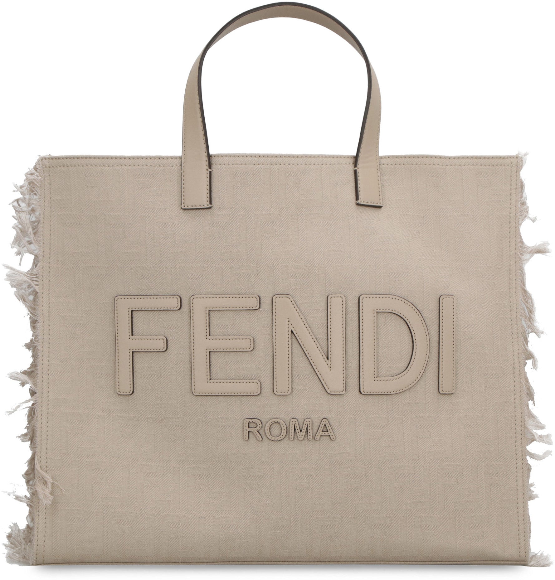 JACQUARD FABRIC TOTE