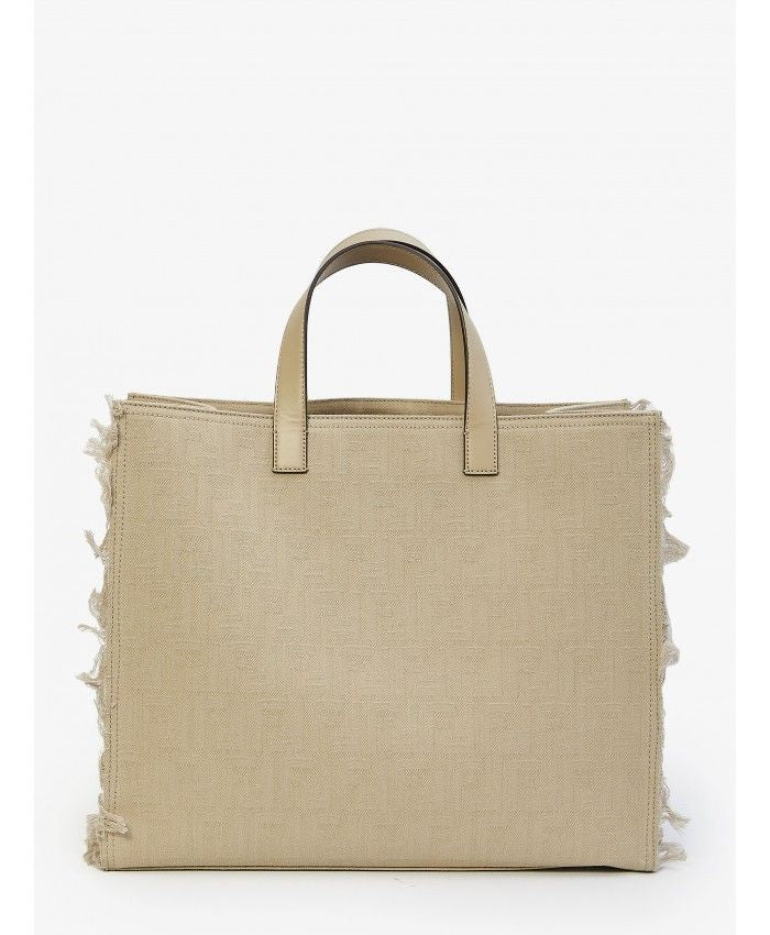 MOTIF FRINGED LARGE TOTE BAG