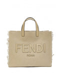 MOTIF FRINGED LARGE TOTE BAG