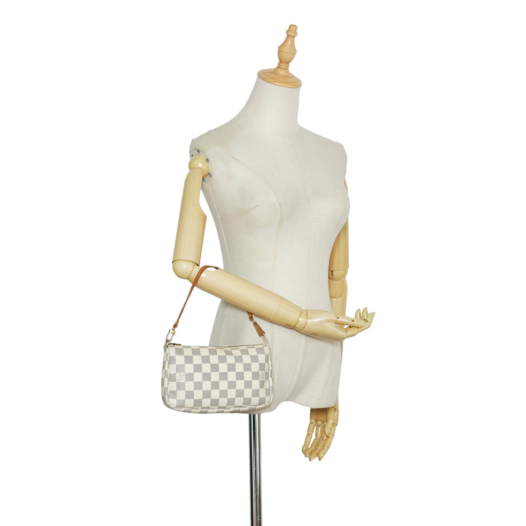 Louis Vuitton Pochette Accessoires Damier Azur Canvas