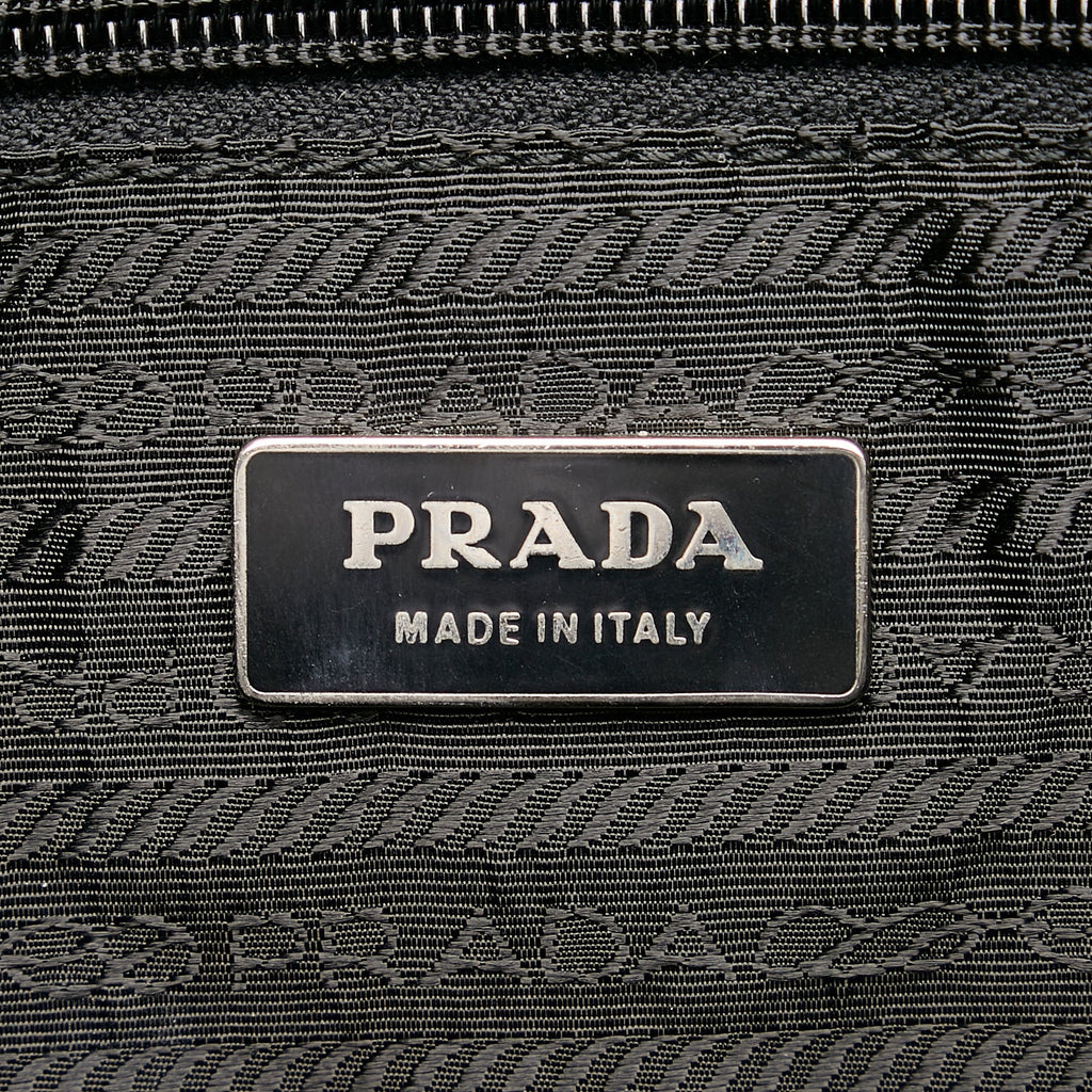 Prada Cinghiale Shopping Tote Bag Black