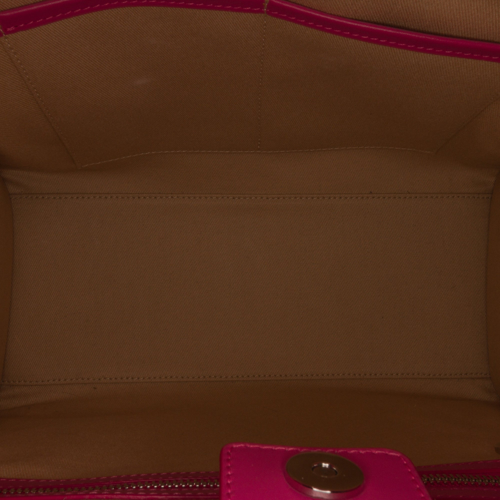 Pink Dolce&Gabbana Logo Plaque Shopper Tote Satchel