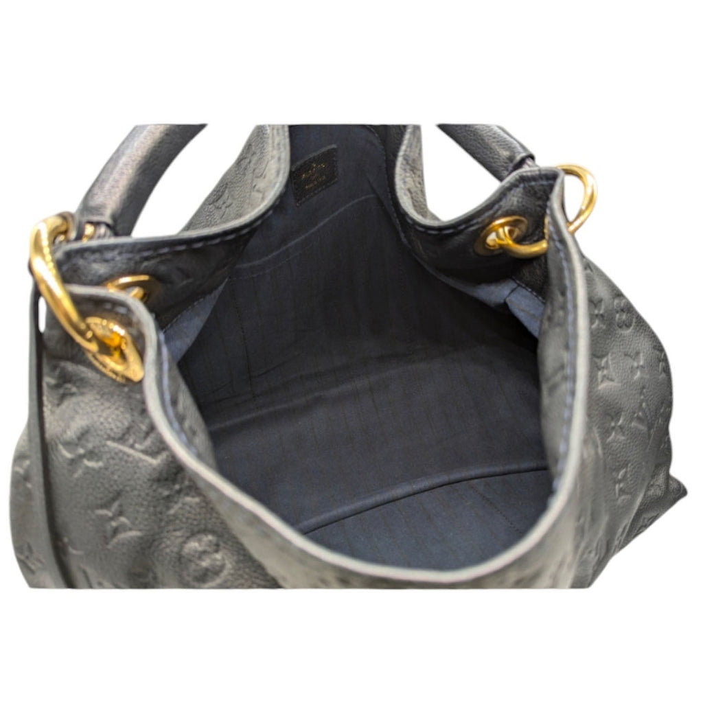 Louis Vuitton Monogram Empreinte Blue Artsy MM Hobo