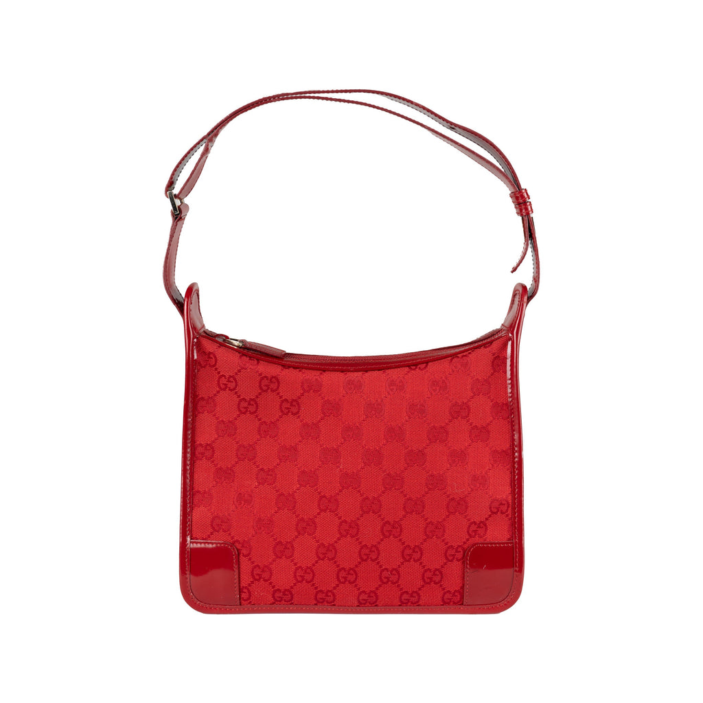 Gucci GG Canvas Shoulder Bag - '10s