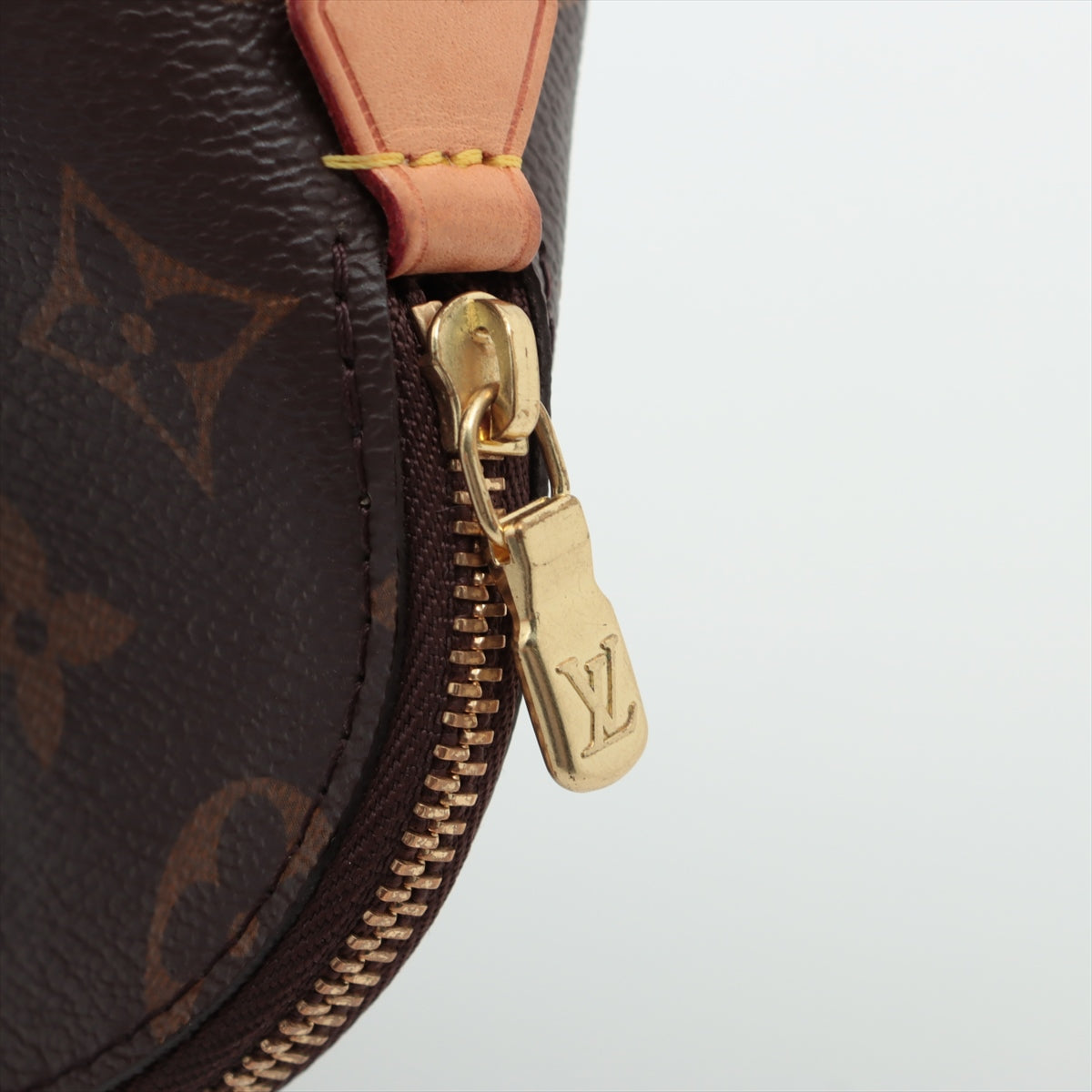 Louis Vuitton Monogram Pochette Cosmetic Brown Pouch