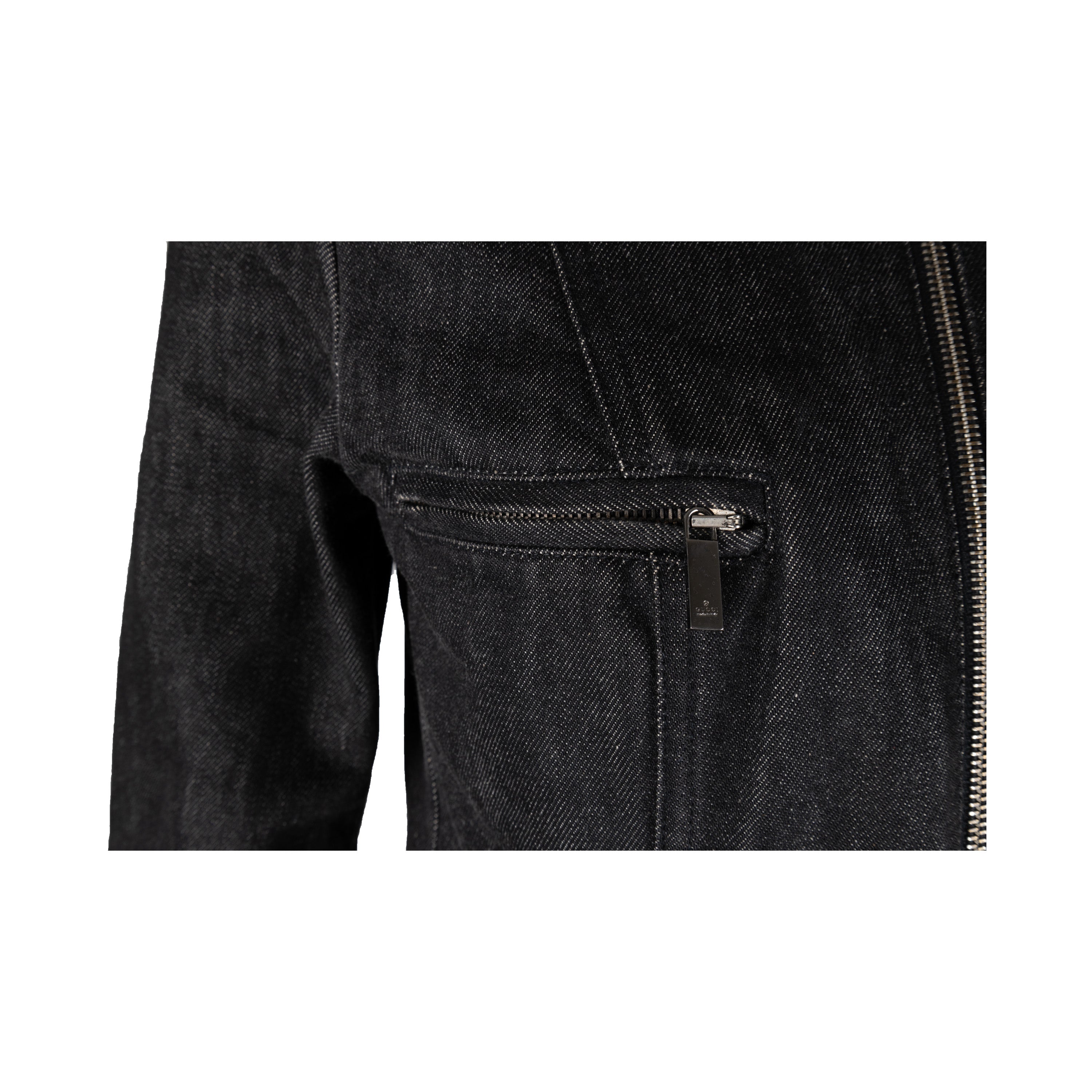 Gucci Denim Biker Jacket - '10s