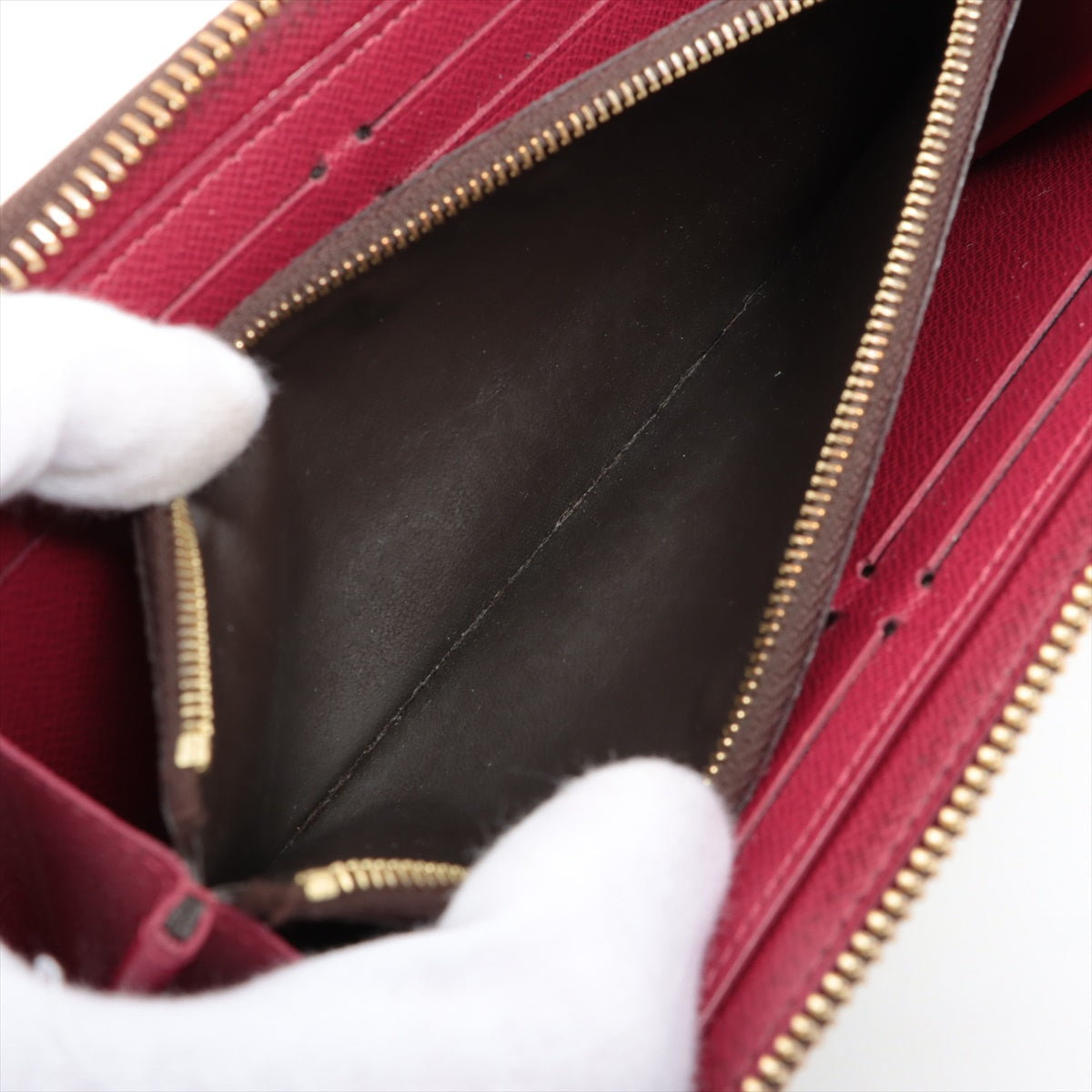Louis Vuitton Monogram Clemence Long Wallet Fuschia