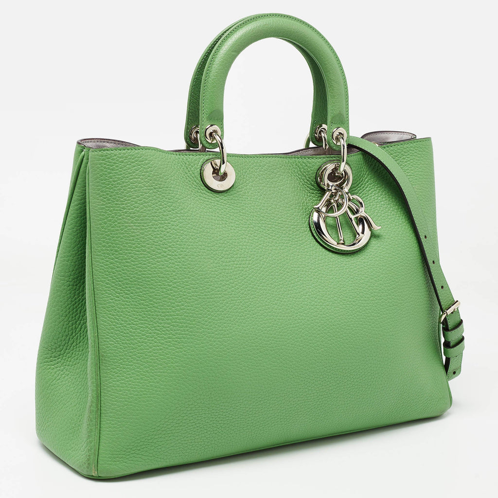 Dior Leather Large Diorissimo Shopper Tote