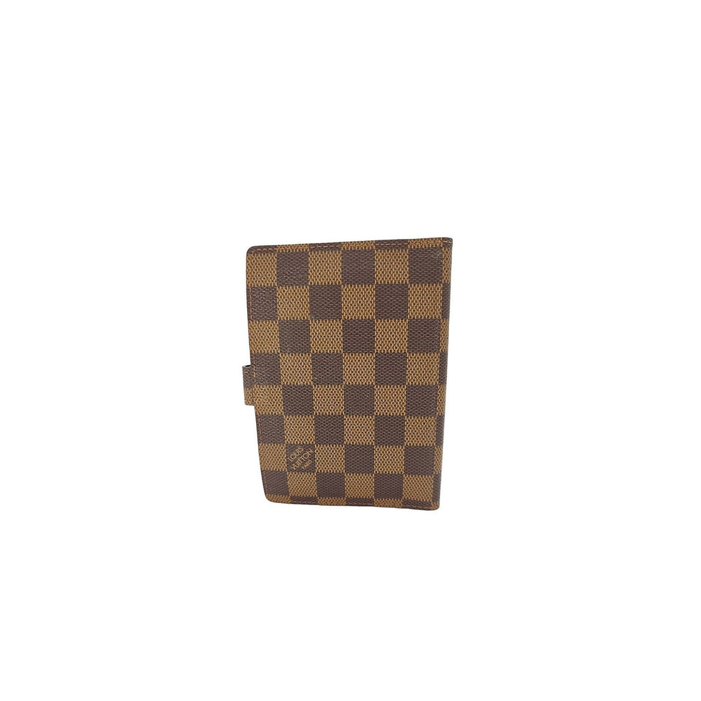 Louis Vuitton Damier Ebene Small Ring Agenda Cover