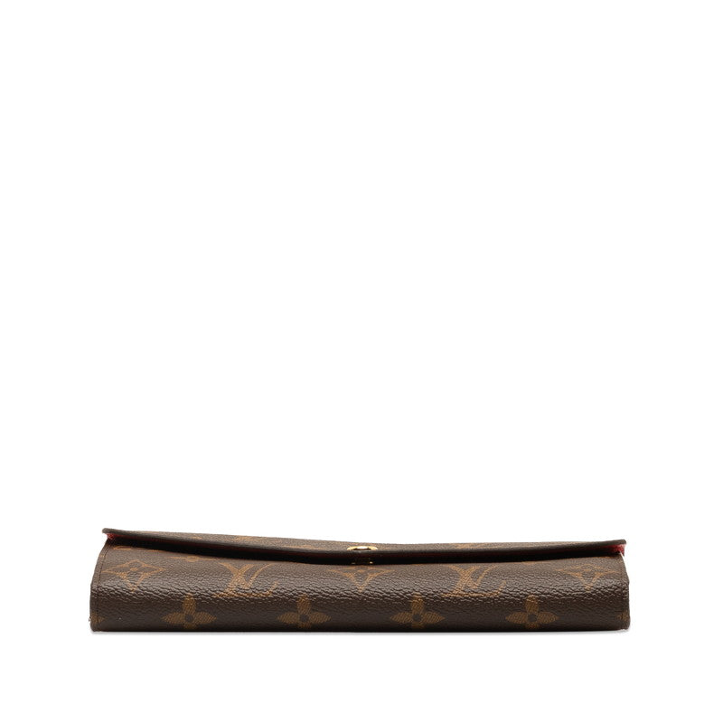 Louis Vuitton Monogram Portefolio Sarah Long Wallet M62236 Brown