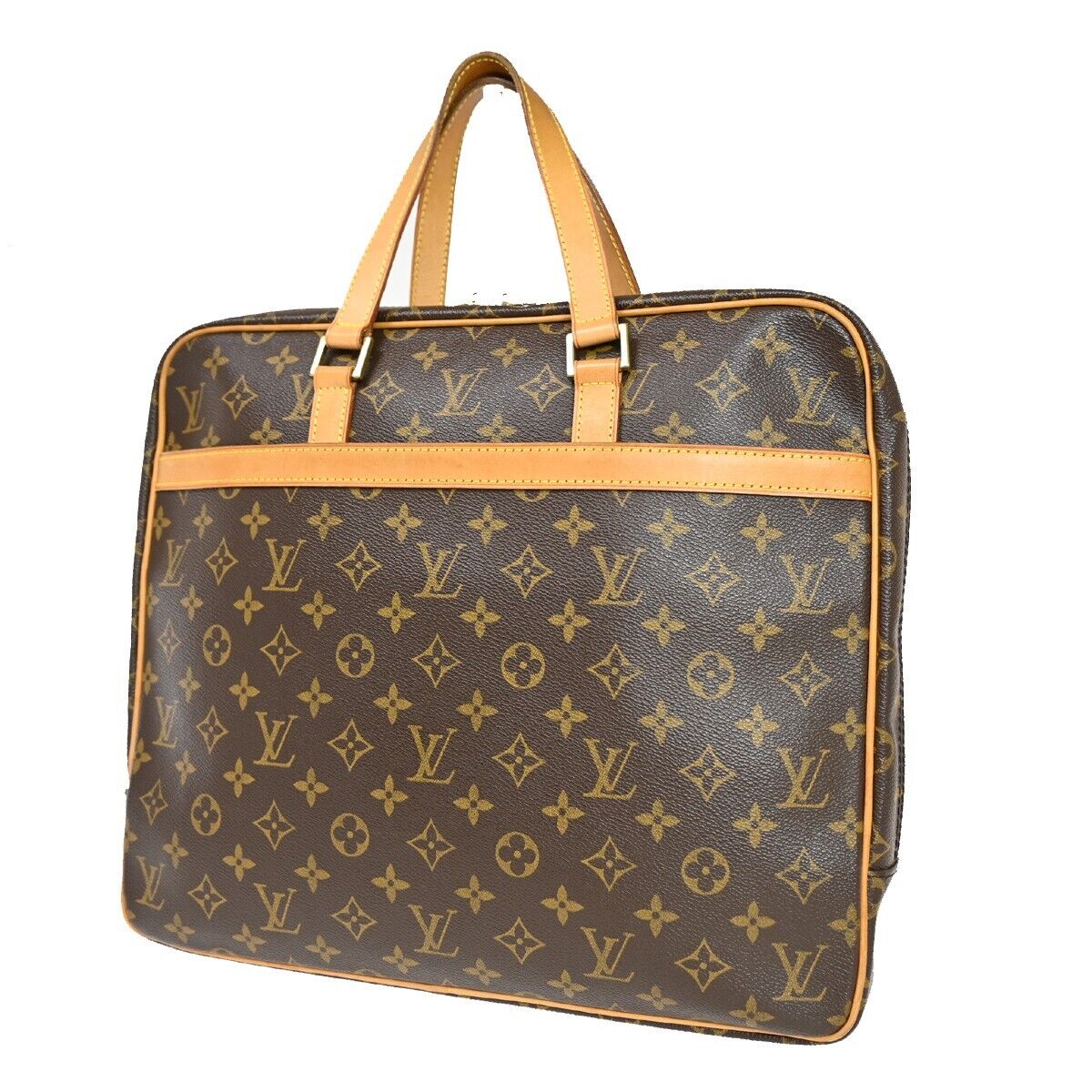 Louis Vuitton Porte Document Pegase  Canvas Handbag ()