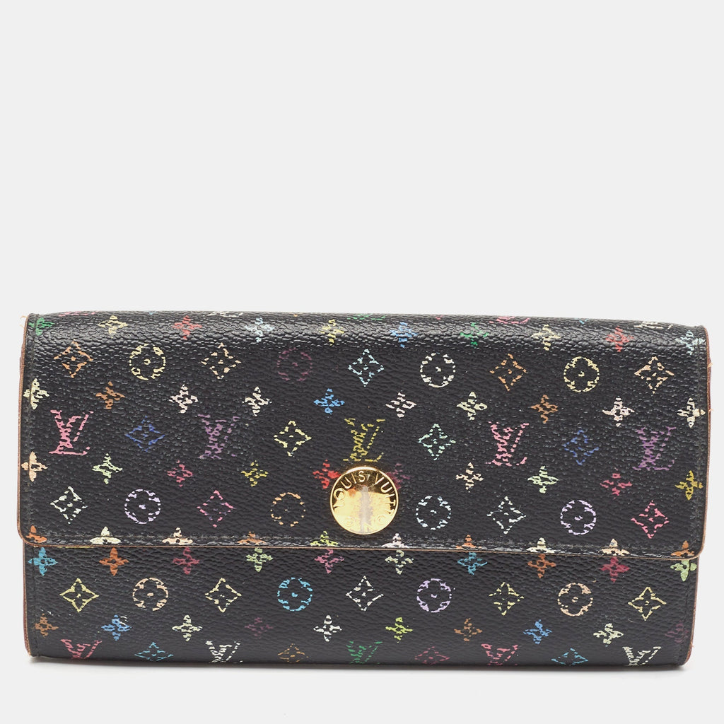 Louis Vuitton  Monogram Multicolore Canvas Sarah Wallet