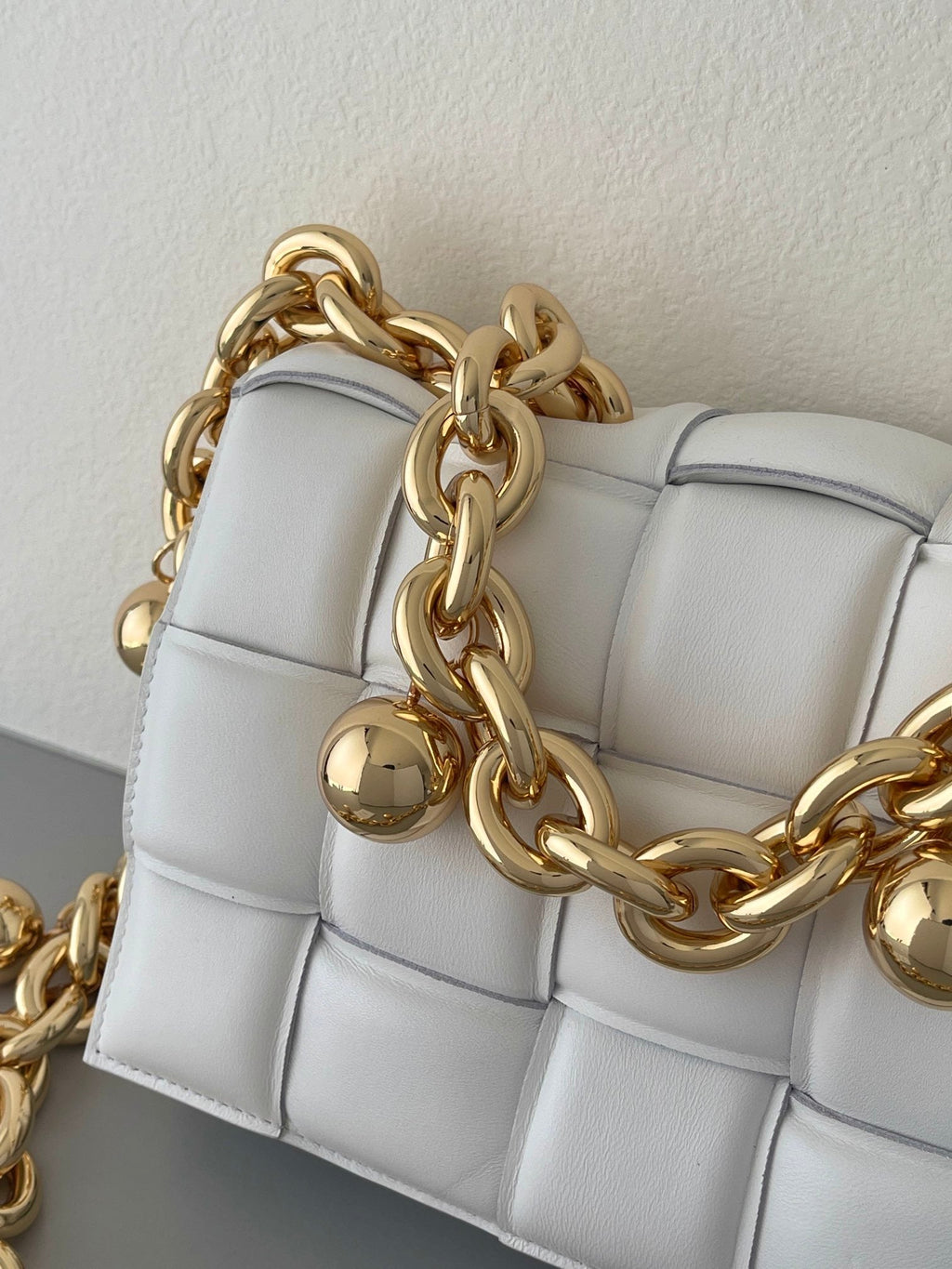 GLAMI Chain Cassette White, For Women, Bags 10.2in/26cm 680070V1FY09009