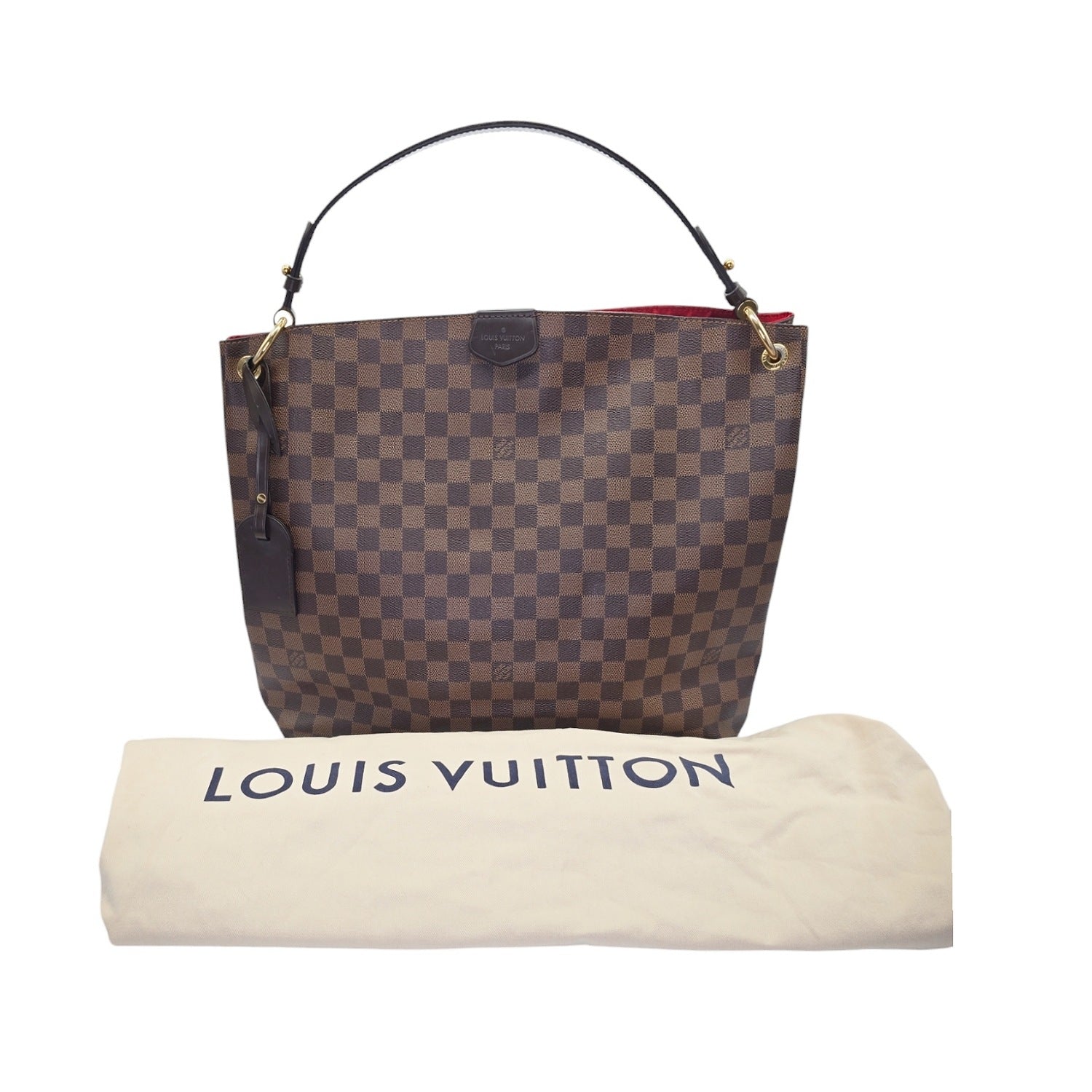 Louis Vuitton Damier Ebene Graceful Hobo Bag