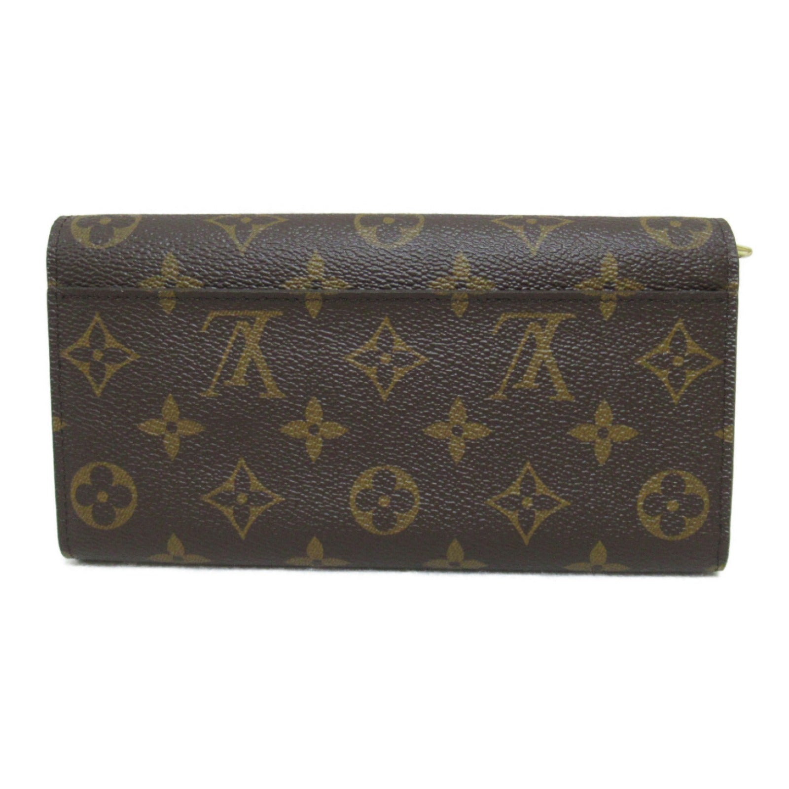 Louis Vuitton Portefolio Sarah Two Fold Wallet Two Folded Wallet Two Folded Wallet PVC  Canvas   Brown M60531