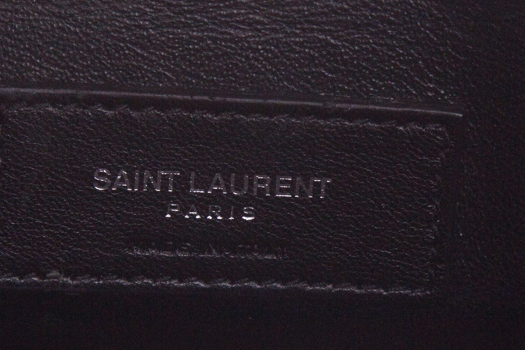 Saint Laurent Black Patch Detail Sac de Jour NM