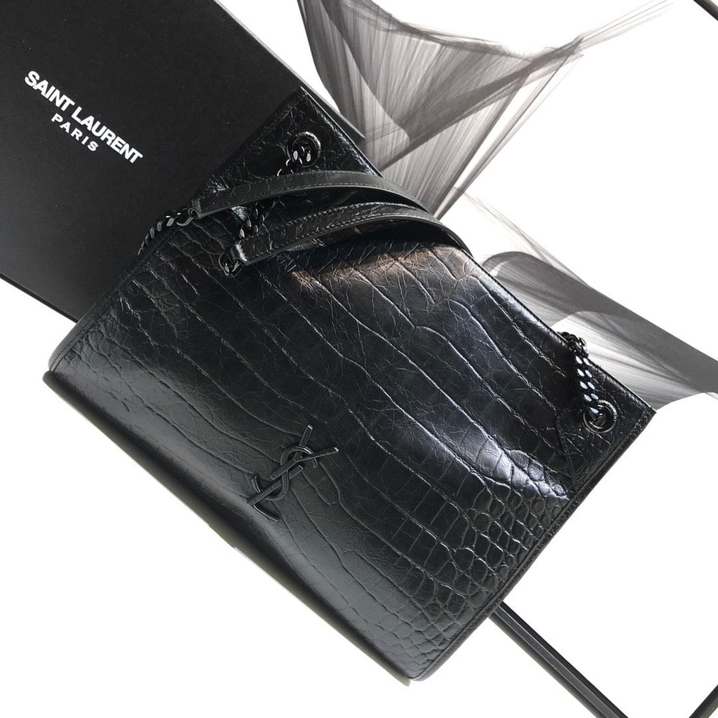 GLAMI Niki MeGLAMIum Shopping Bag Black For Women 12.6in/32cm YSLÃ‚Â 