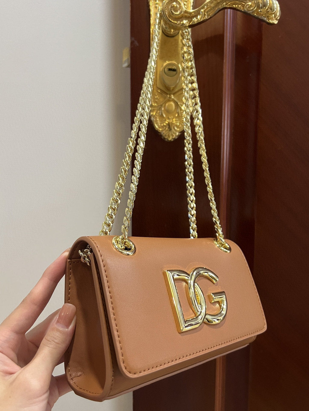 GLAMI Polished 3.5 Phone Bag Brown For Women 7.3in/19cm GLAMI