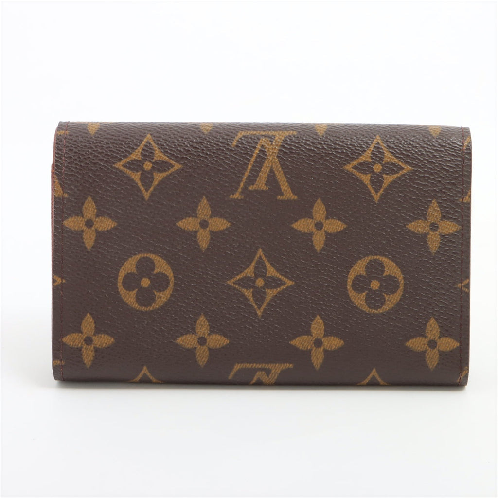 Louis Vuitton Monogram Portefolio Tresor M61736 Compact Wallet