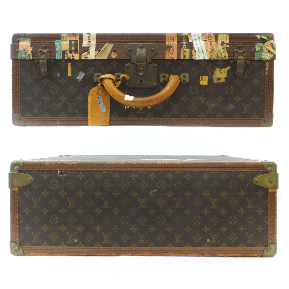 Louis Vuitton Alze - Le 60 Bagg Travel Bag M21228 Monogram Brown G Gold  Leather Tr Initial AT