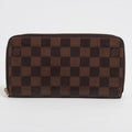 Louis Vuitton Damier Zippie Wallet N41661 Brown Round Zip Wallet
