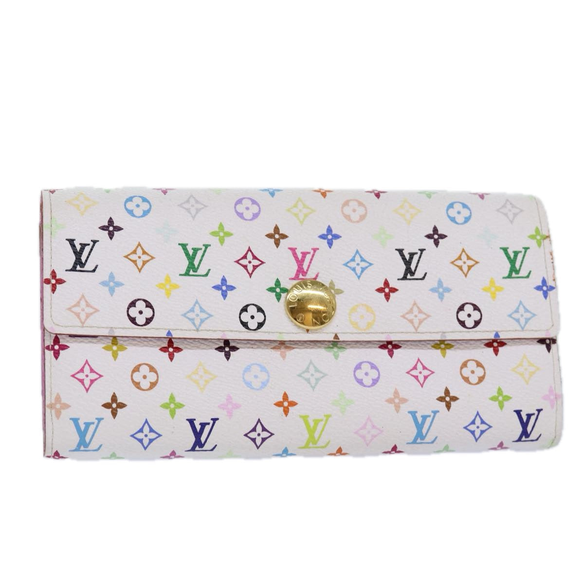 Louis Vuitton Portefeuille Sarah  Leather Wallet