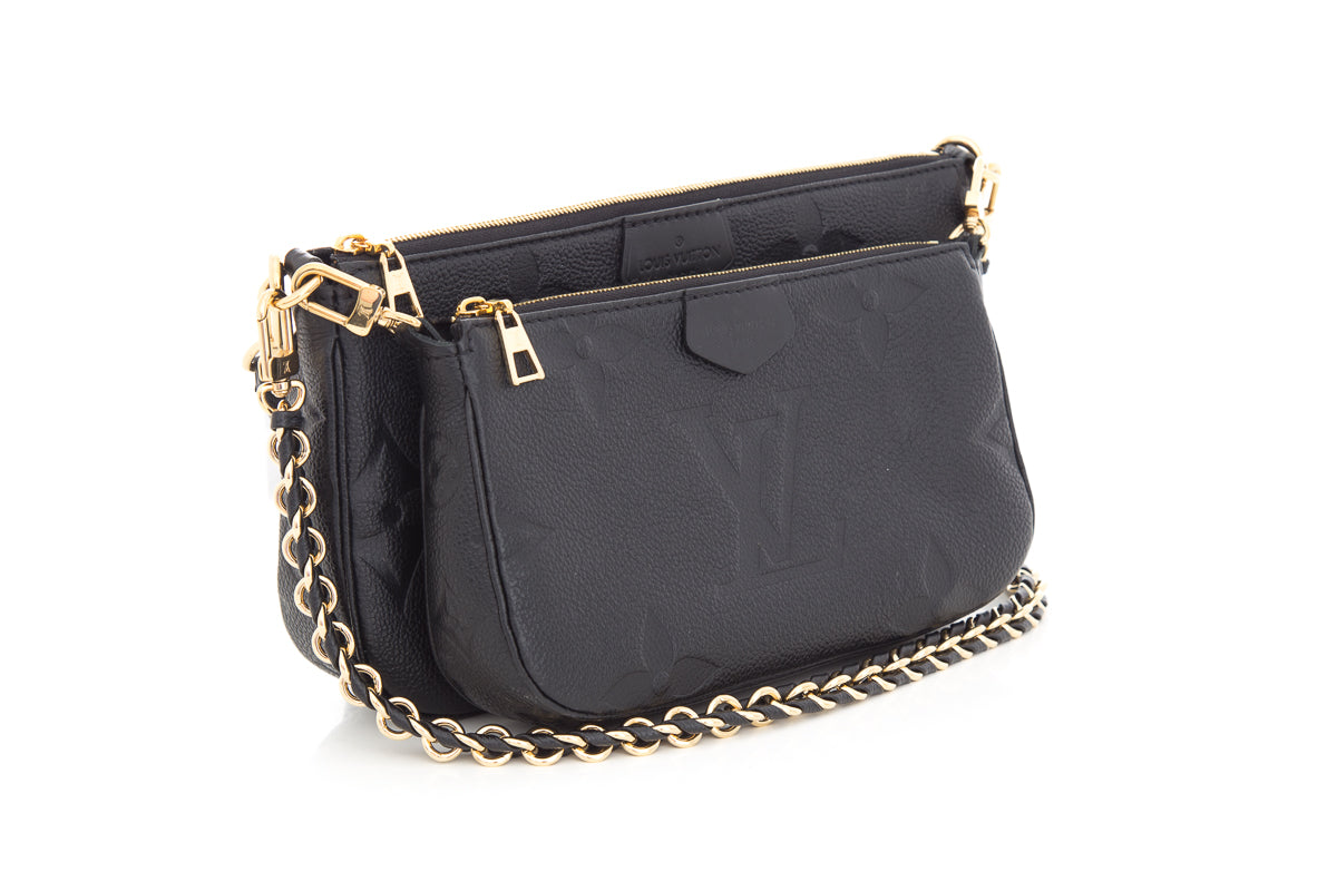 Louis Vuitton Black Empreinte Muti-Pochette Handbag