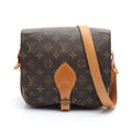 Louis Vuitton Monogram Cartouchiere MM  Canvas Shoulder Bag
