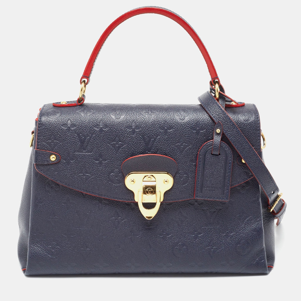 Louis Vuitton Celeste Monogram Empreinte Leather Georges Mm Bag
