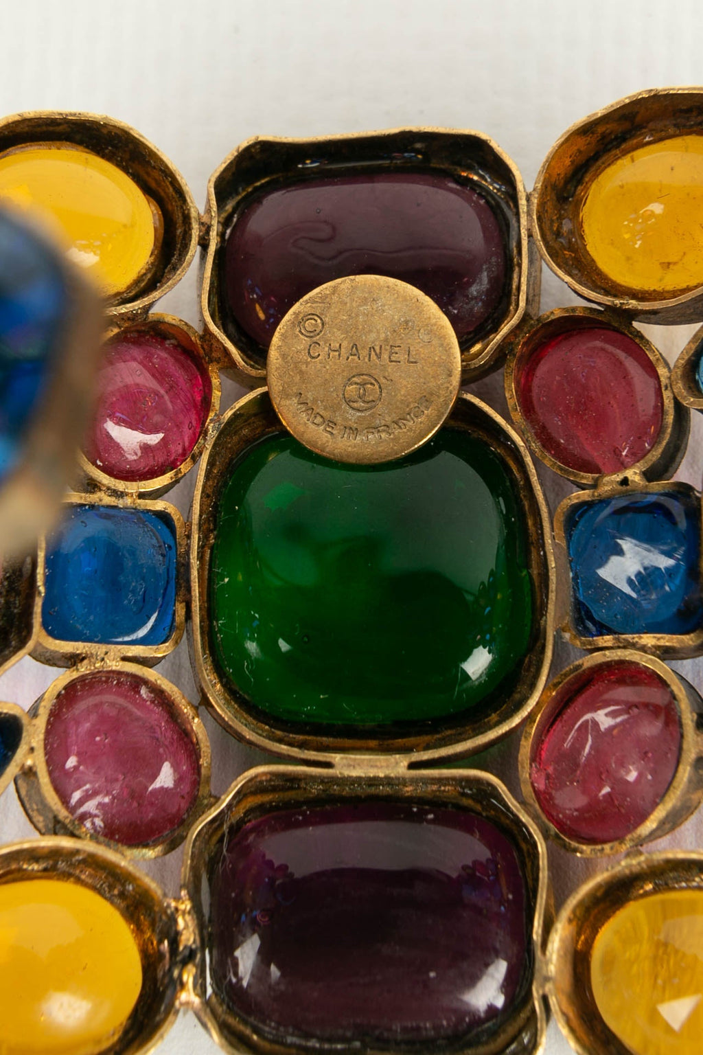Bracelet en pÃƒÆ’Ã‚Â¢te de verre Chanel