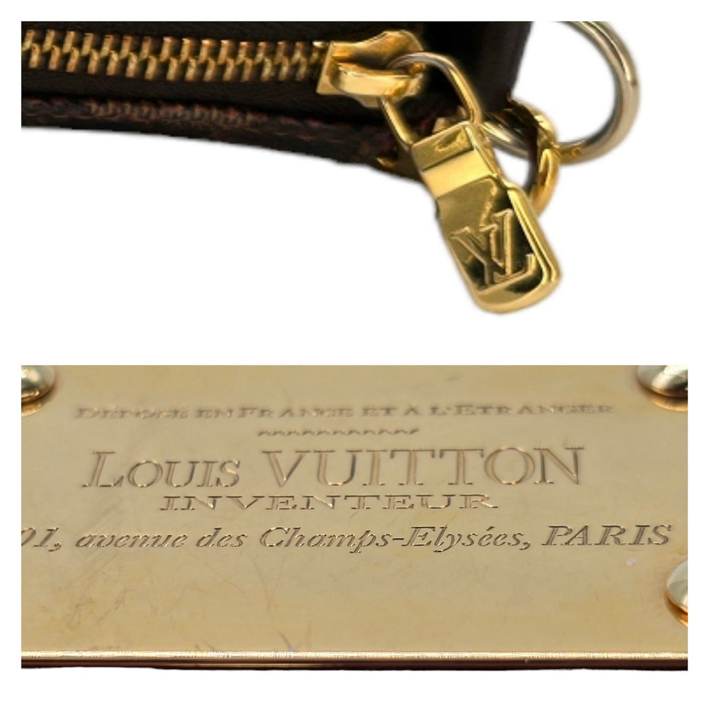 Louis Vuitton Damier Ebene Canvas Eva Clutch