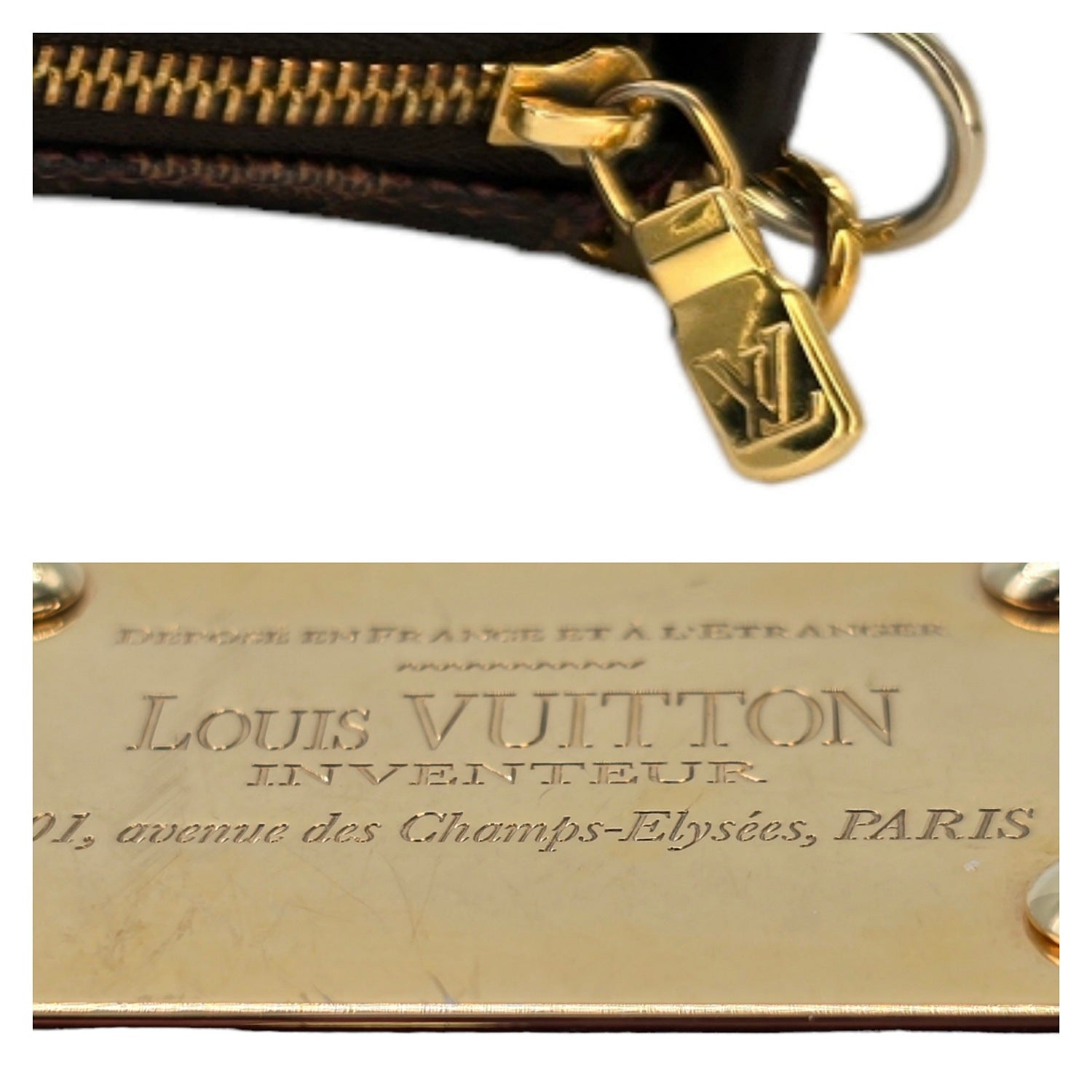 Louis Vuitton Damier Ebene Canvas Eva Clutch