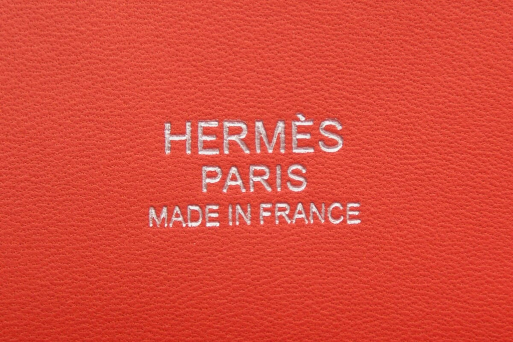 HermÃƒÆ’Ã‚Â¨s Red Courchevel 31cm Bolide Handbag