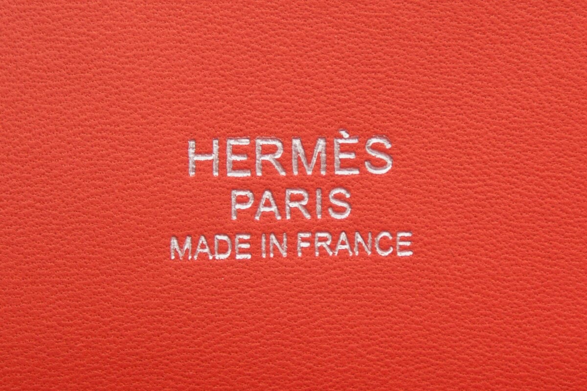 HermÃƒÆ’Ã‚Â¨s Red Courchevel 31cm Bolide Handbag