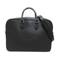 Louis Vuitton Louis Vuitton Dandy Briefcase MM Business Bag Business Bag PVC Coated Linen Taiga Men  Black M54404