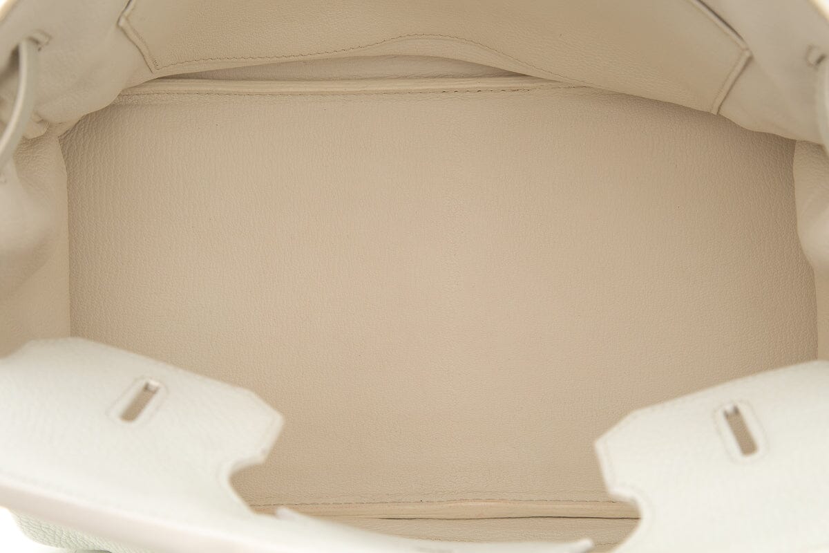 HermÃƒÆ’Ã‚Â¨s 2011 White Togo Leather Birkin 35CM Handbag