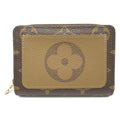 Louis Vuitton Louis Vuitton Portefolio Round Wallet Round Wallet Wallet PVC Coated Canvas Monogram Giant Reverts   Brown M81461