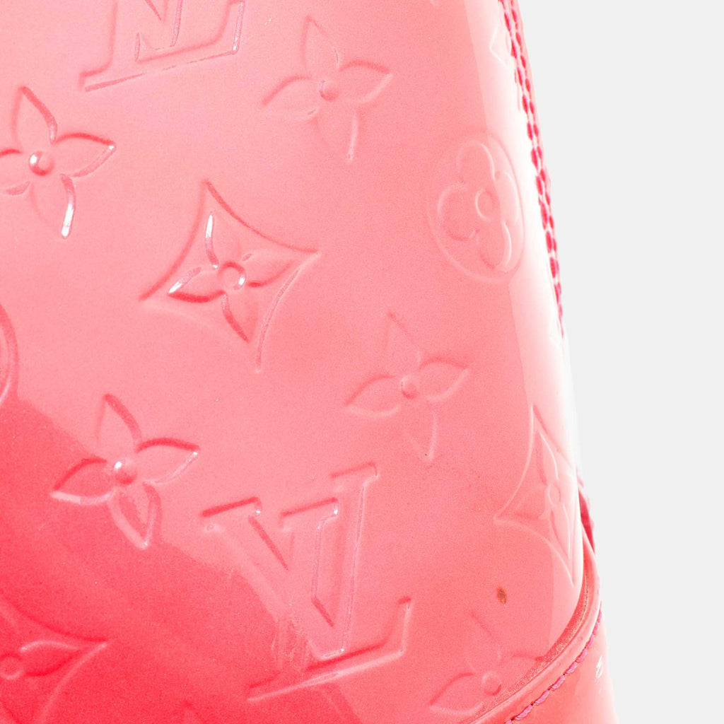 Louis Vuitton Rose Pop Monogram Vernis Alma Gm Bag
