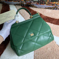 GLAMI MeGLAMIum Sicily Bag In Quilted Green For Women 10.2in/26cm GLAMI