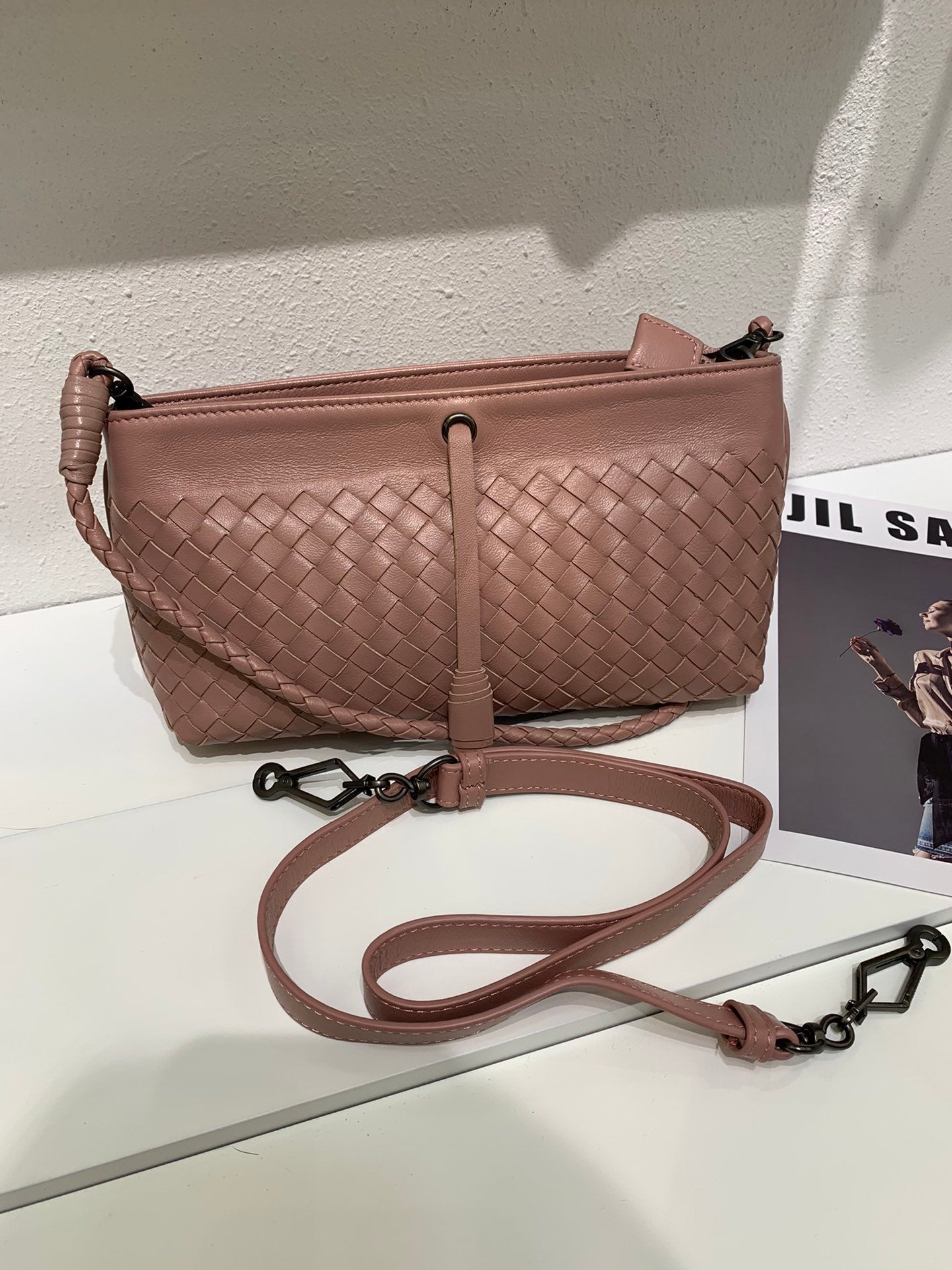 GLAMI Clutch Bag Brown, For Women, Bags 9.8in/25cm