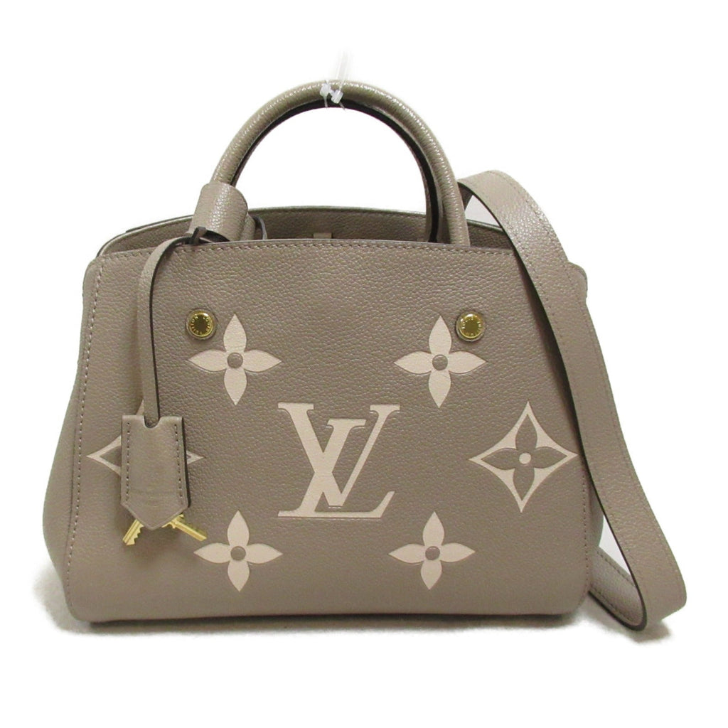 Louis Vuitton Louis Vuitton Montaigne BB Tote Bag Toast Bag Leather Monogram Amplant  Grey M45489