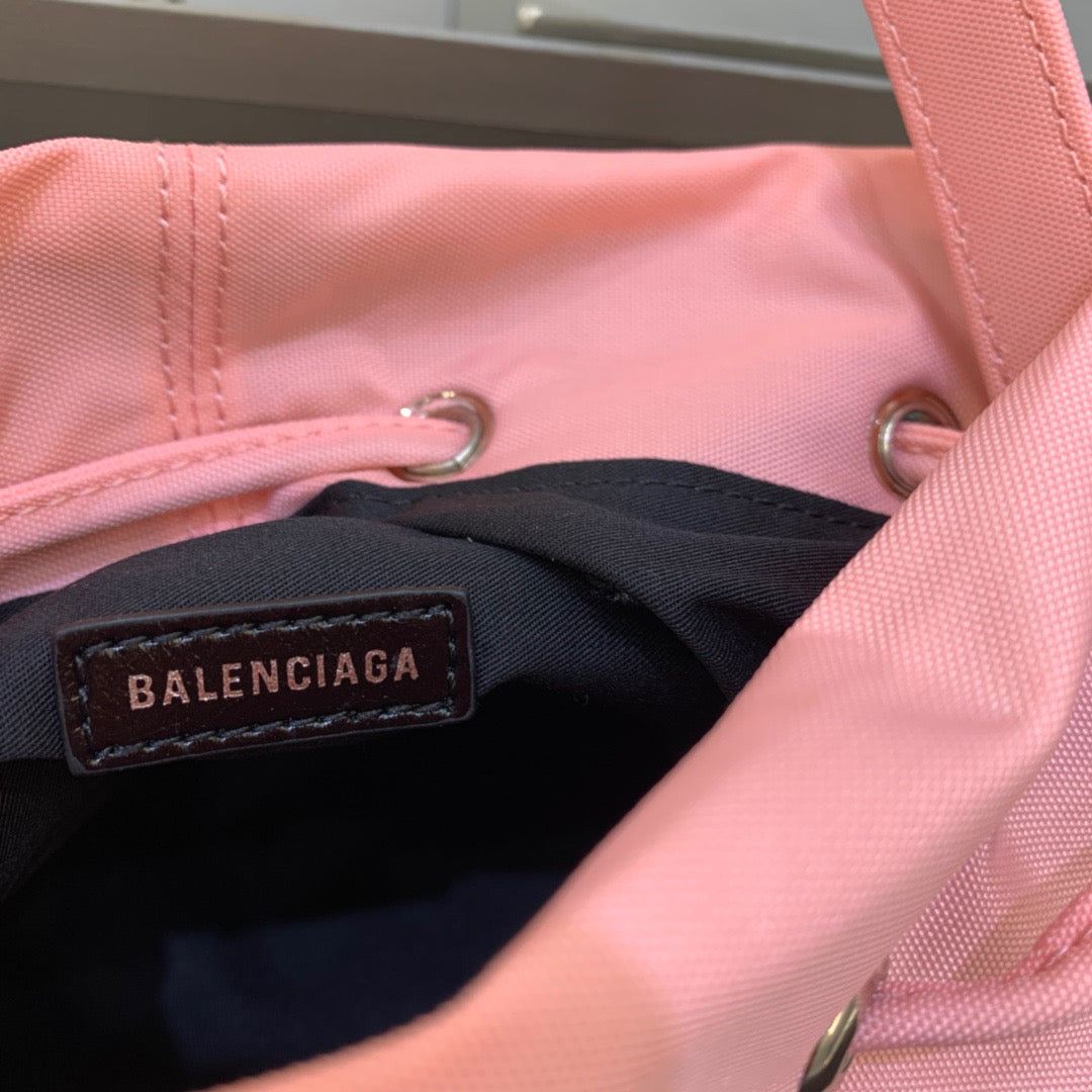 Balen Le Cagole MeGLAMIum Bucket Bag In Light Pink, For Women,  Bags 11.8in/30cm